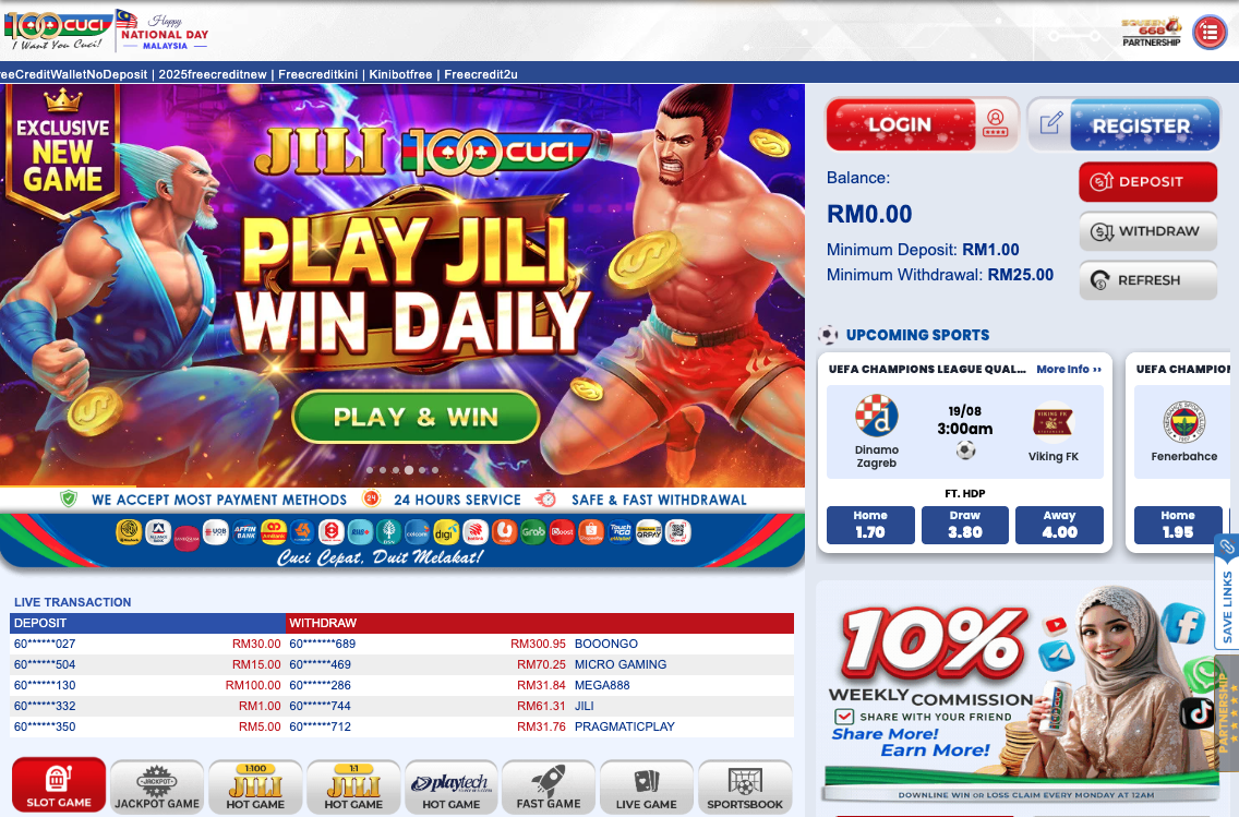 100Cuci Review by NextCasino: Bonuses, Games & Features